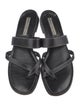 Manolo Blahnik Leather Slides