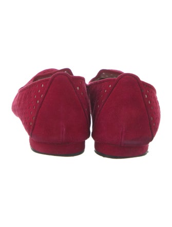 Manolo Blahnik Suede Flats