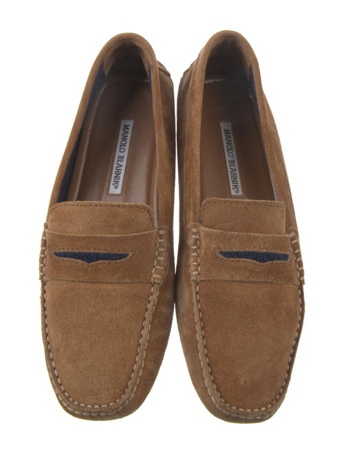 Manolo Blahnik Suede Loafers