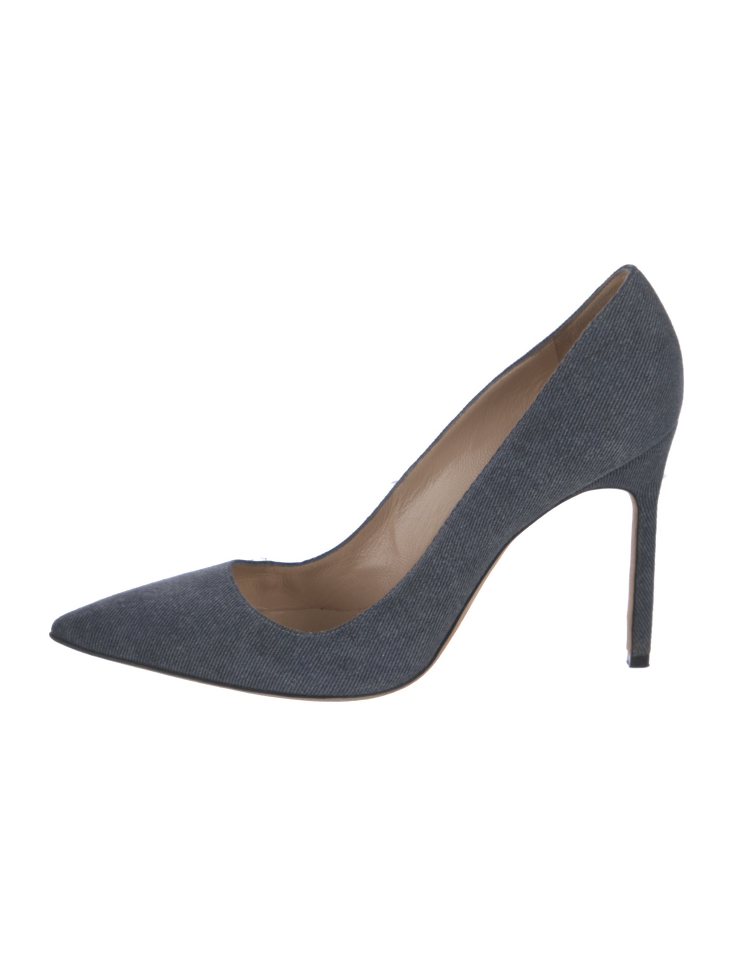 Manolo Blahnik Denim Pumps