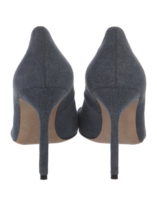 Manolo Blahnik Denim Pumps