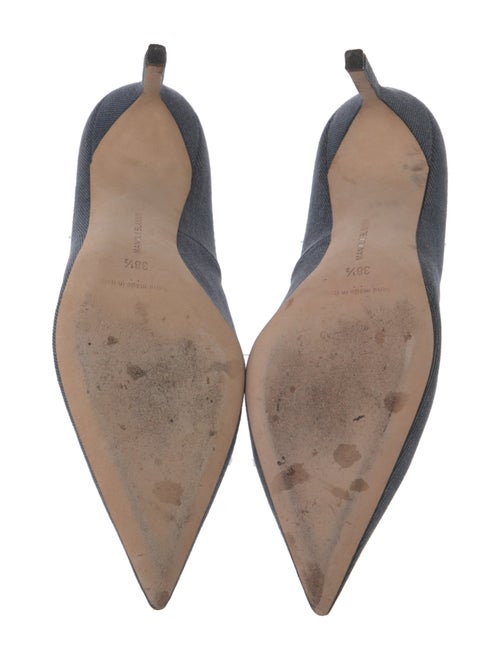 Manolo Blahnik Denim Pumps
