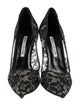 Manolo Blahnik Lace Lace Pattern Pumps