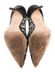 Manolo Blahnik Lace Lace Pattern Pumps