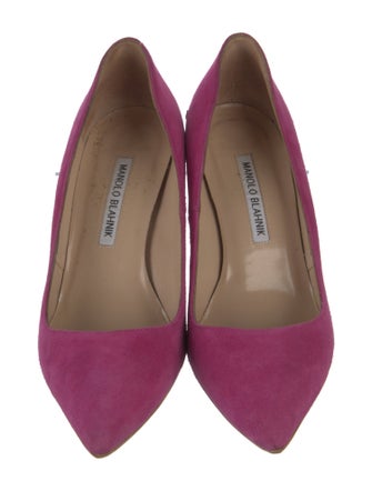 Manolo Blahnik Suede Pumps