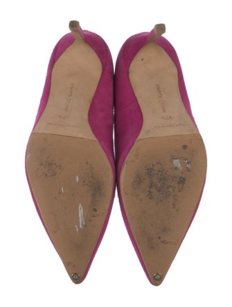 Manolo Blahnik Suede Pumps