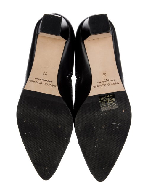 Manolo Blahnik Leather Pumps