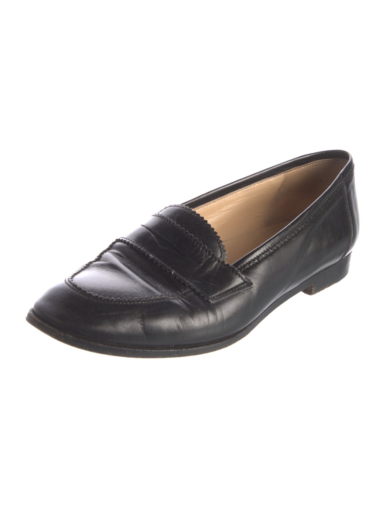 Manolo Blahnik Leather Loafers