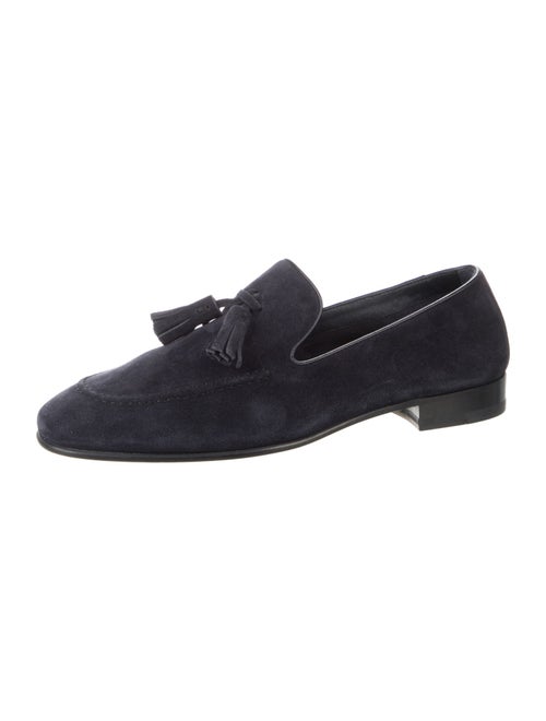 Manolo Blahnik Suede Dress Loafers