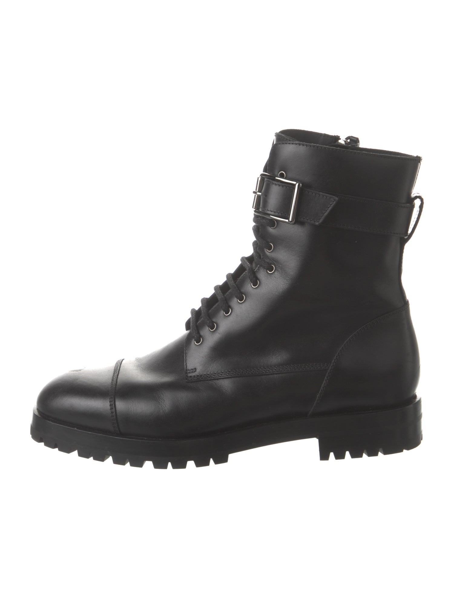 Maison Margiela 2009 Speed Bike Leather Sneakers - Black