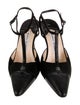 Manolo Blahnik Suede T-Strap Pumps