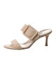 Manolo Blahnik Suede Slides
