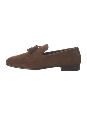 Manolo Blahnik Suede Loafers