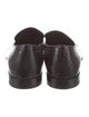 Manolo Blahnik Embossed Leather Loafers