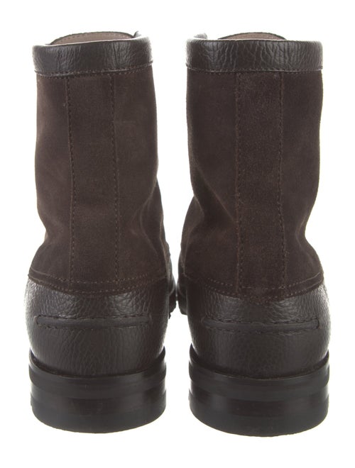 Manolo Blahnik Leather Lace-Up Boots