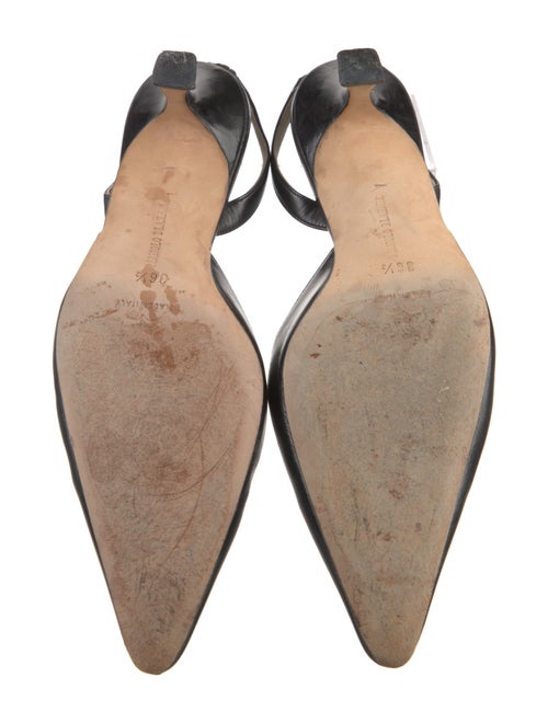 Manolo Blahnik Leather Mules