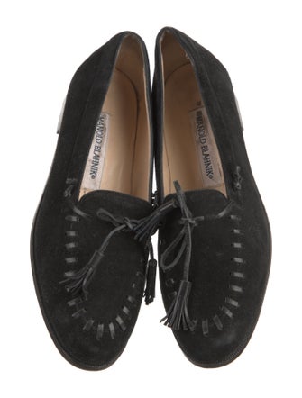 Manolo Blahnik Suede Loafers