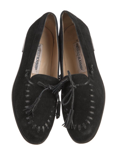 Manolo Blahnik Suede Loafers