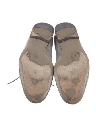 Manolo Blahnik Suede Moccasins