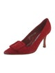 Manolo Blahnik Suede Pumps