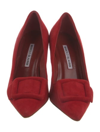 Manolo Blahnik Suede Pumps