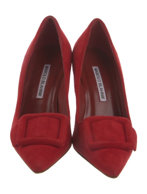Manolo Blahnik Suede Pumps