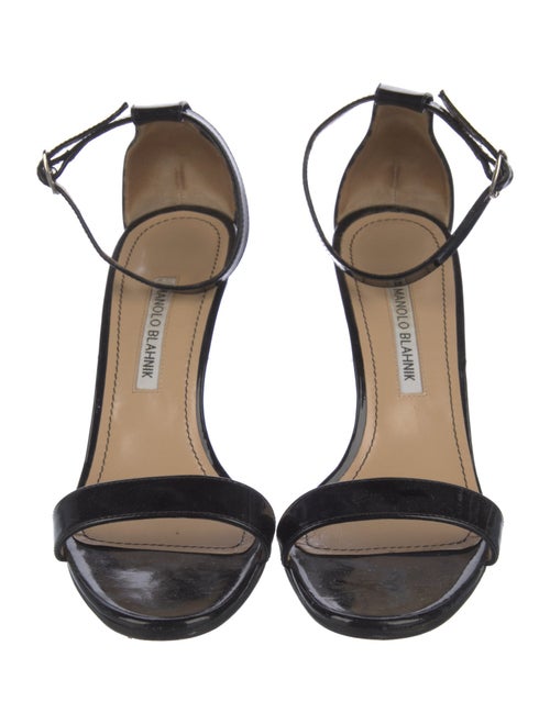 Manolo Blahnik Patent Leather Sandals