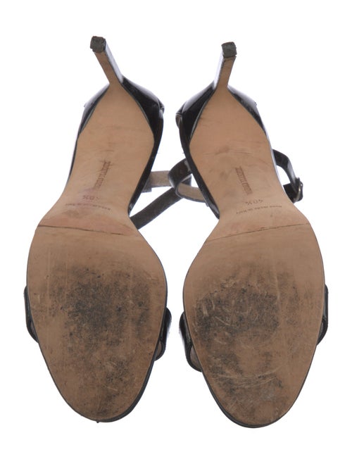 Manolo Blahnik Patent Leather Sandals