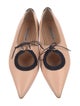 Manolo Blahnik Leather Ballet Flats