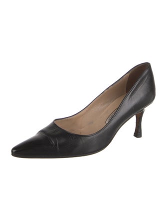 Manolo Blahnik Leather Pumps