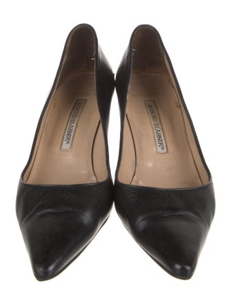 Manolo Blahnik Leather Pumps