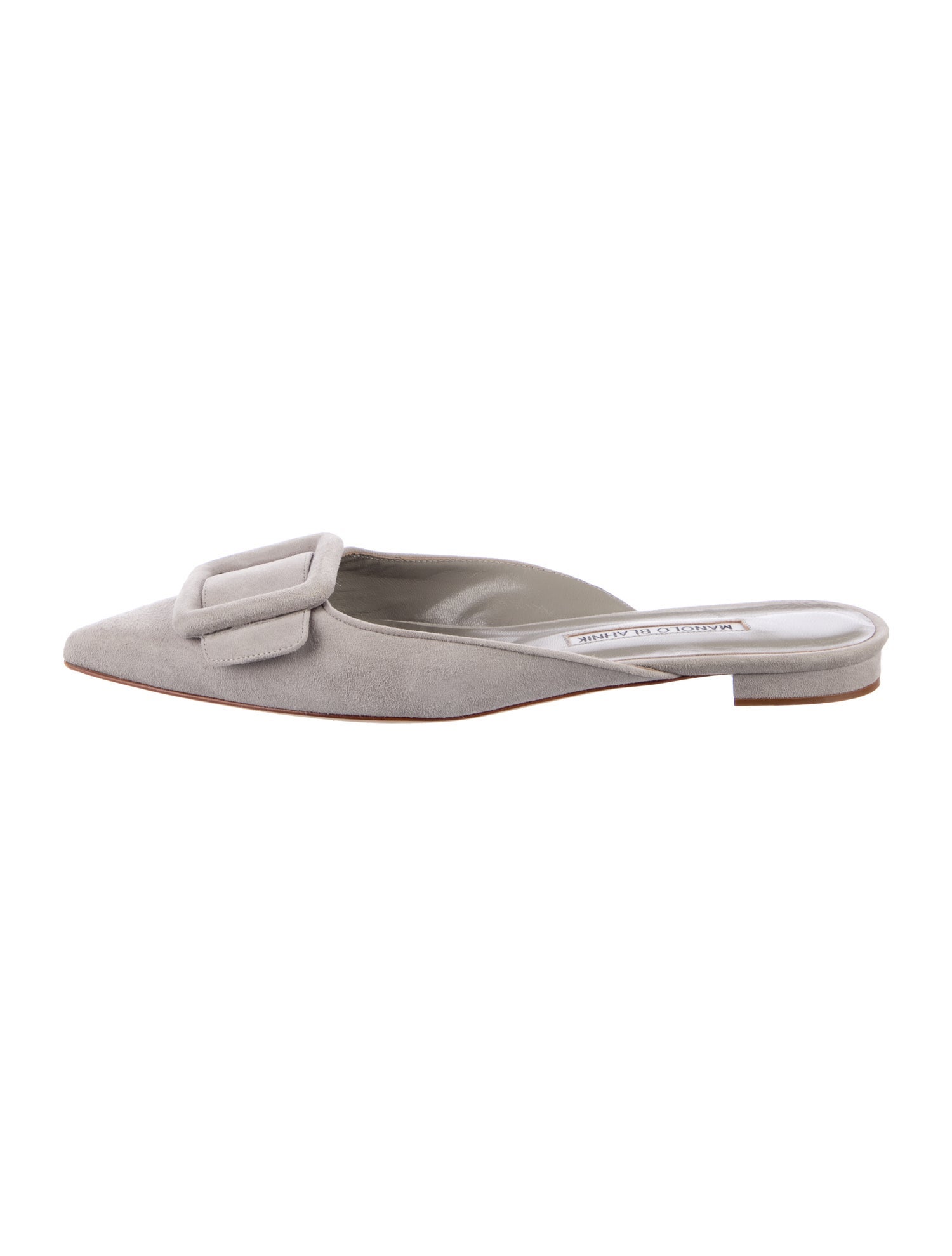 Manolo Blahnik Suede Mules