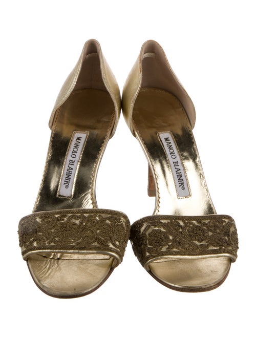 Manolo Blahnik Leather Sandals