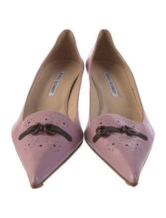 Manolo Blahnik Leather Pumps