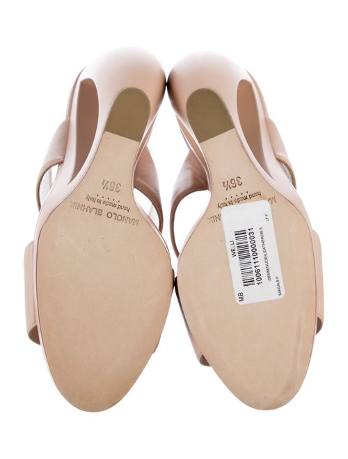 Manolo Blahnik Suede Slides