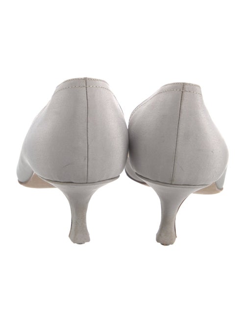 Manolo Blahnik Leather D'Orsay Pumps