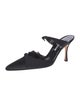 Manolo Blahnik Satin Mules