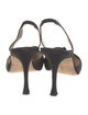 Manolo Blahnik Satin Slingback Pumps
