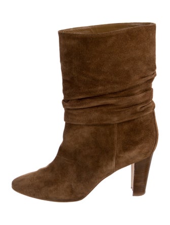Manolo Blahnik Suede Boots