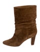 Manolo Blahnik Suede Boots