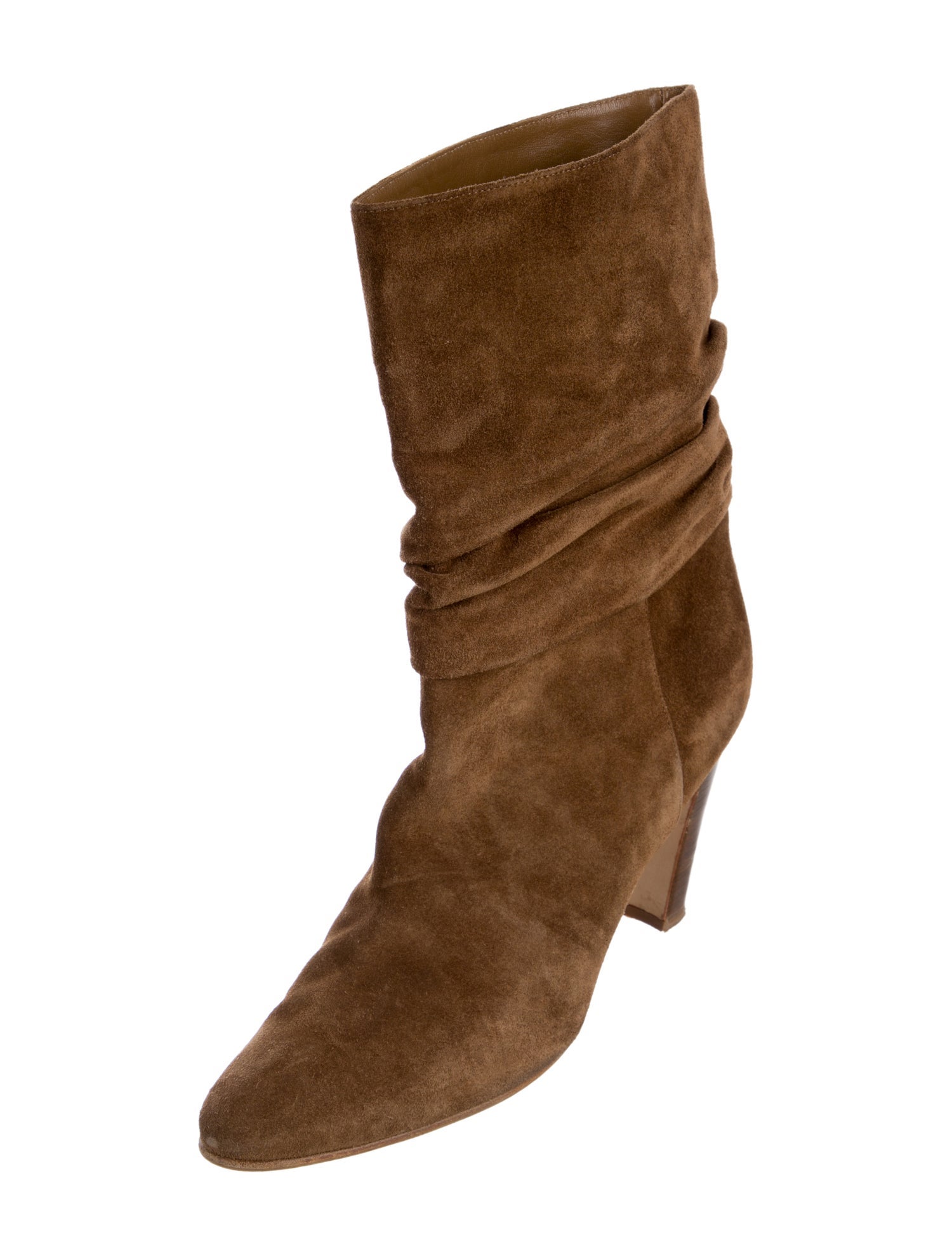 Manolo Blahnik Suede Boots