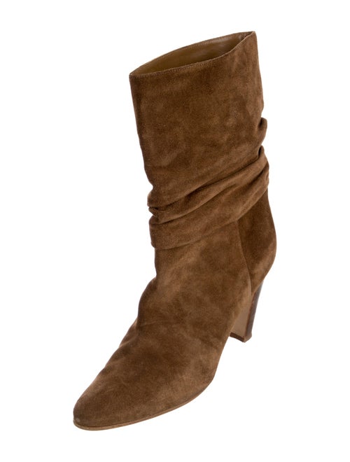 Manolo Blahnik Suede Boots