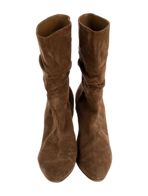 Manolo Blahnik Suede Boots