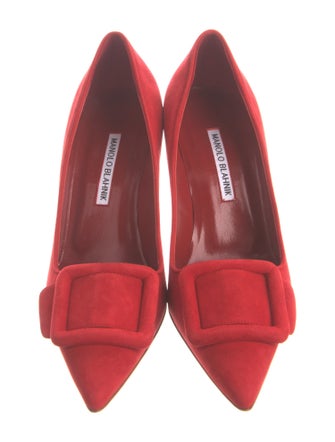 Manolo Blahnik Suede Pumps