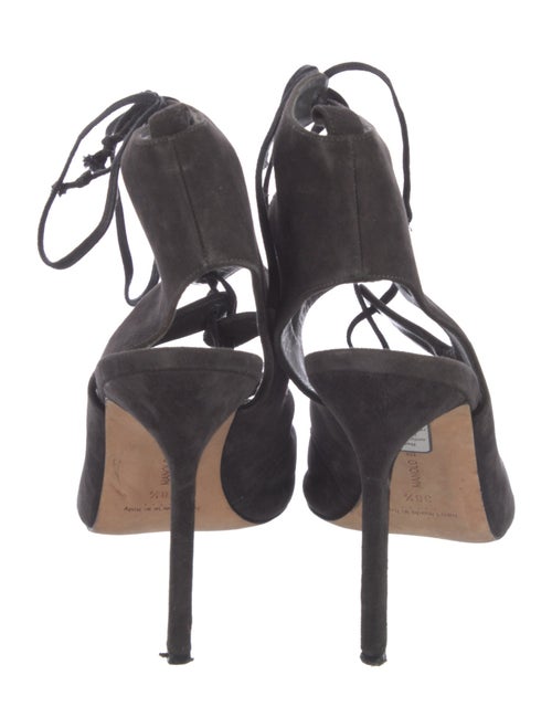 Manolo Blahnik Suede Sandals