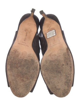 Manolo Blahnik Suede Sandals