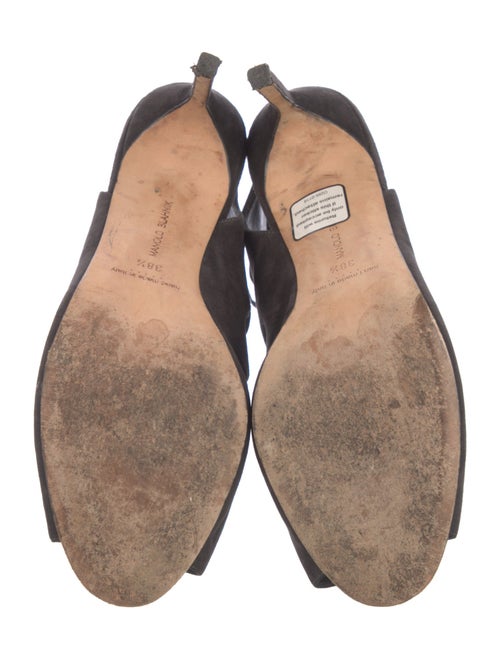 Manolo Blahnik Suede Sandals