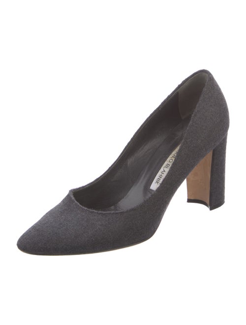 Manolo Blahnik Wool Pumps