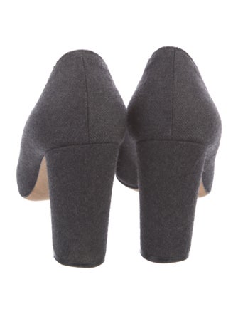 Manolo Blahnik Wool Pumps