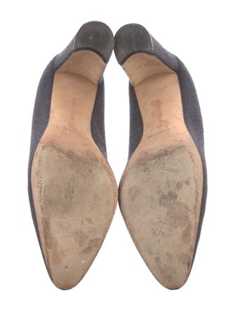 Manolo Blahnik Wool Pumps